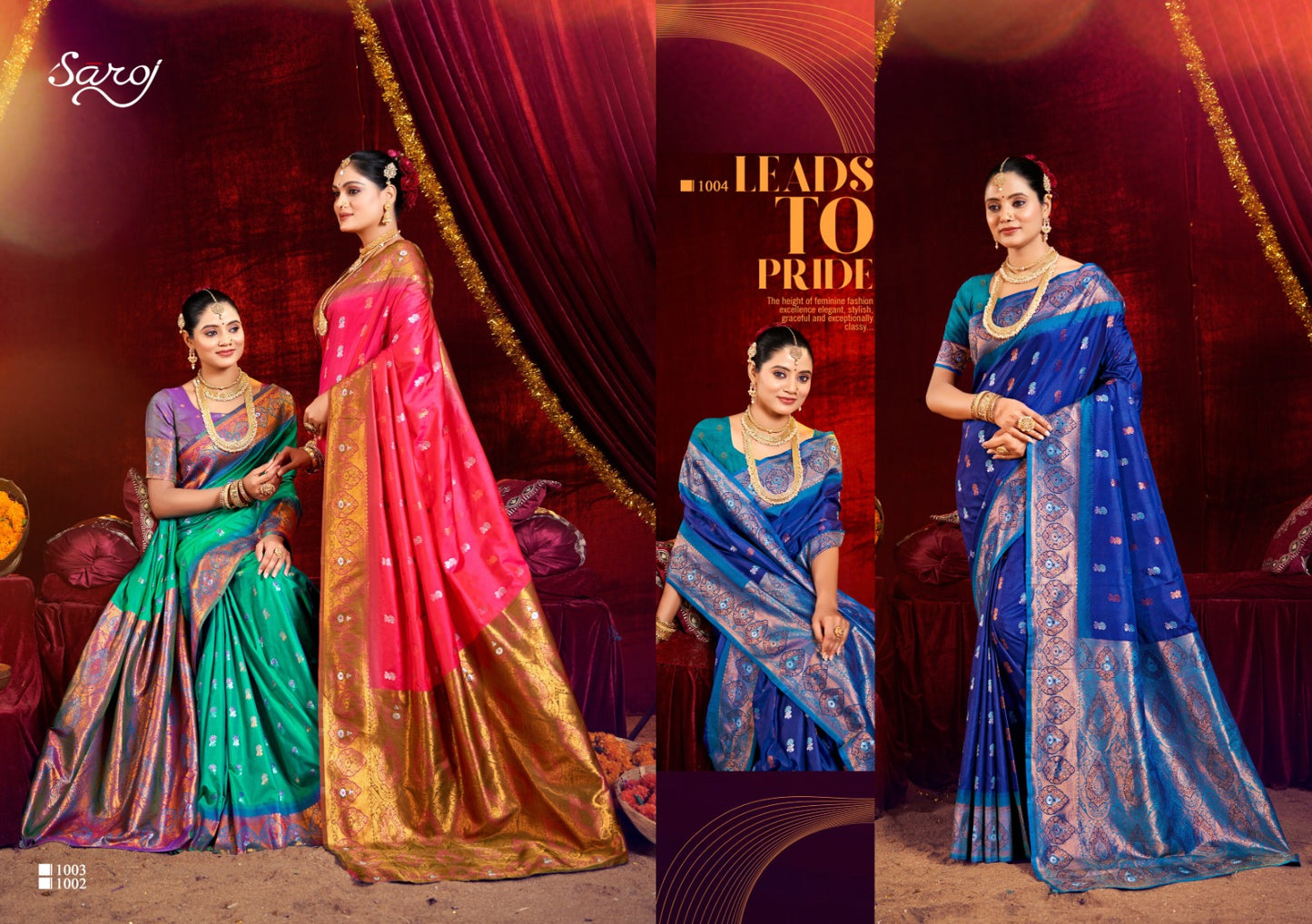 Dream Silk Vol 1 Saroj Sarees Supplier Gujarat