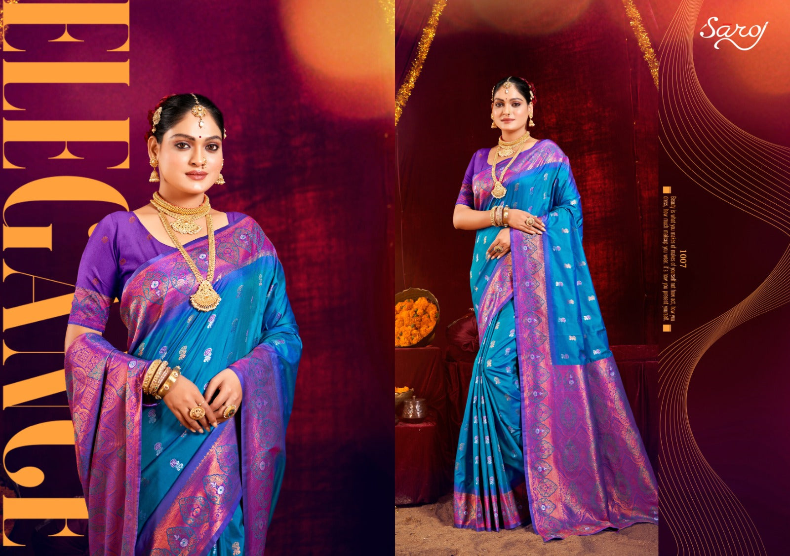 Dream Silk Vol 1 Saroj Sarees Supplier Gujarat