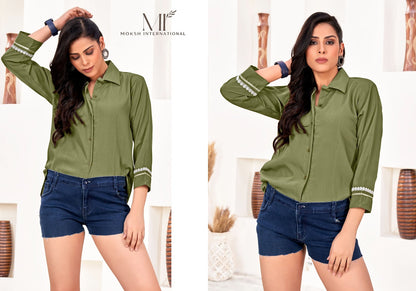 Dreams Vol 3 Moksh International Cotton Women Shirts Wholesale