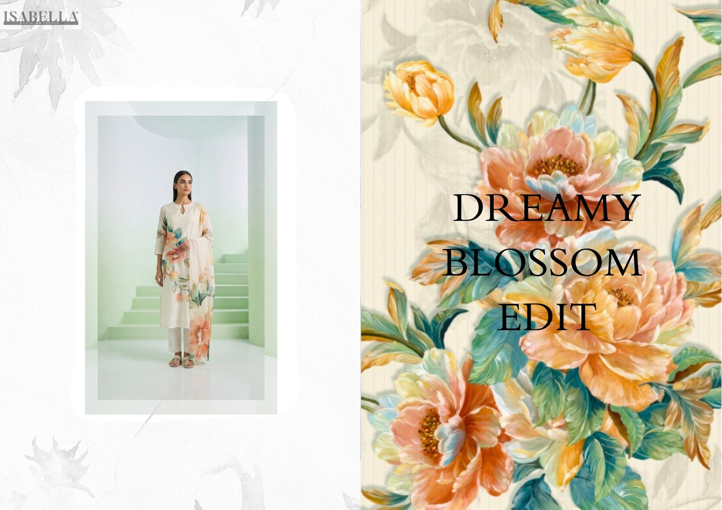 Dreamy Blossom Edit Yesfab Isabella Pant Style Suits Manufacturer