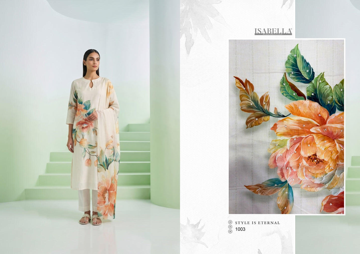 Dreamy Blossom Edit Yesfab Isabella Pant Style Suits Manufacturer