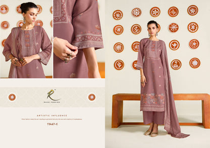 Dreamy Summer 73467 Rakhi Fashion Mul Chanderi Pant Style Suits Wholesaler Ahmedabad