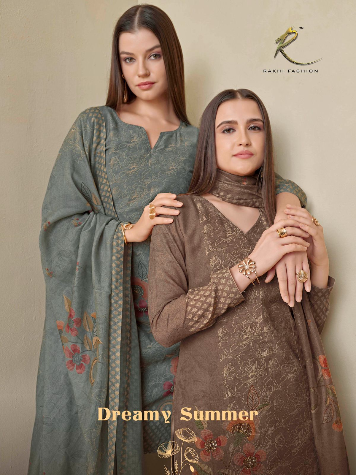 Dreamy Summer Rakhi Fashion Mal Chanderi Pant Style Suits Wholesaler
