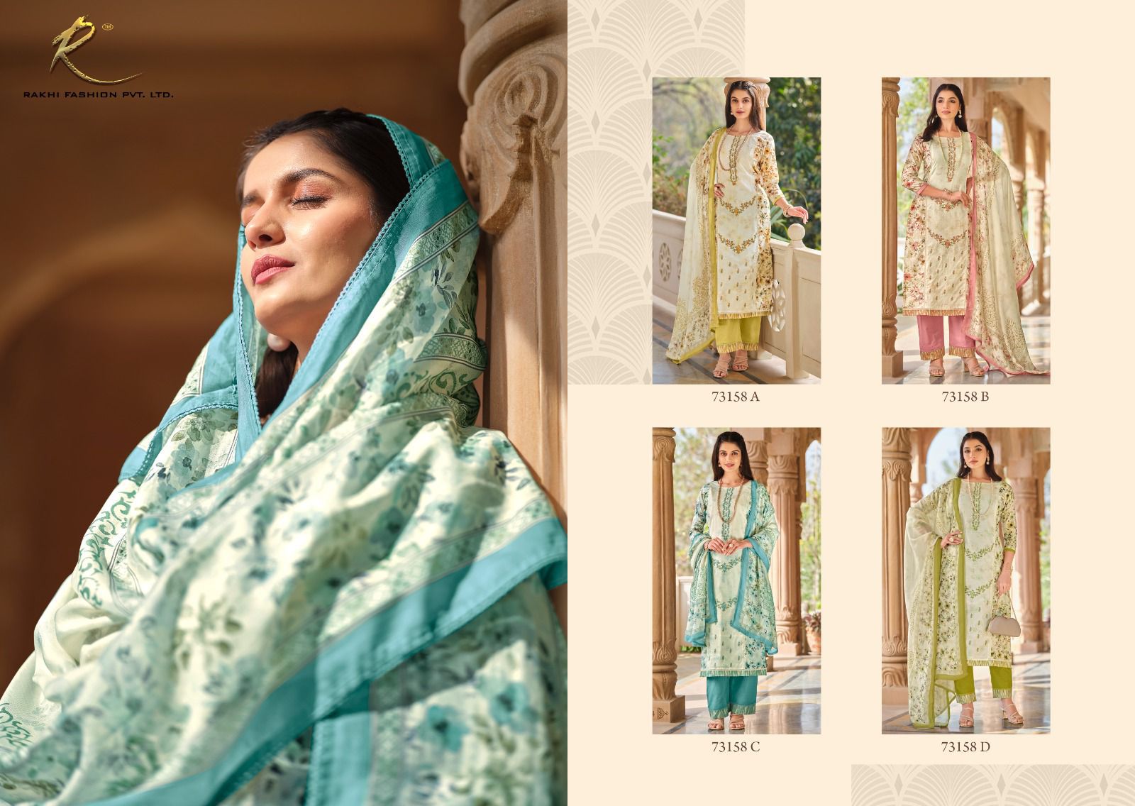 Dress In Style Rakhi Fashion Cotton Pant Style Suits