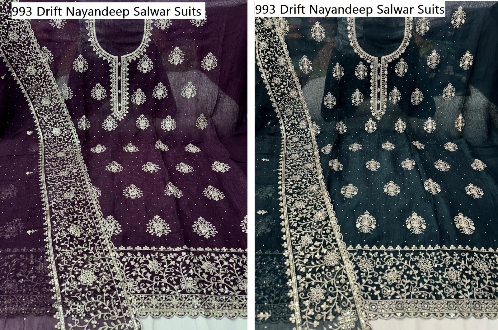 Drift Nayandeep Silk Salwar Suits Manufacturer India