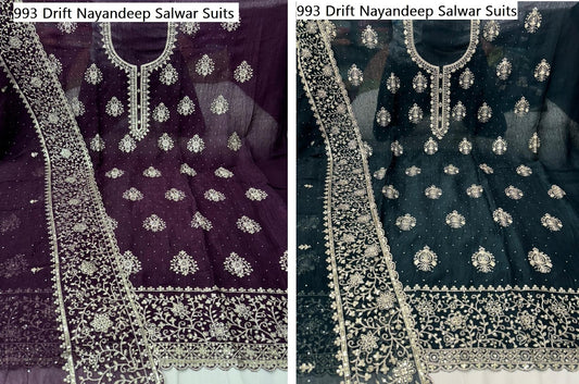 Drift Nayandeep Silk Salwar Suits Manufacturer India