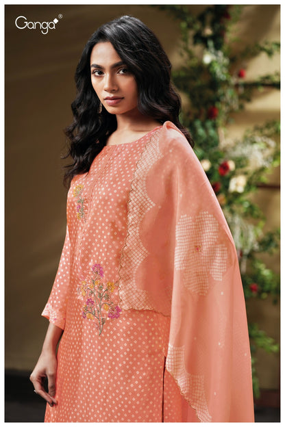 Drishta 3799 Ganga Premium Bemberg Plazzo Style Suits Manufacturer India