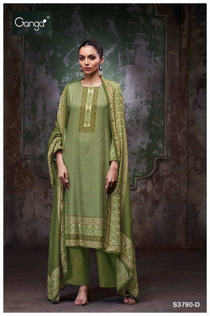 Dritika 3790 Ganga Pashmina Suits Exporter India