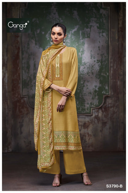 Dritika 3790 Ganga Pashmina Suits Exporter India