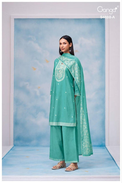 Driyara S4888 Ganga Cotton Pant Style Suits Wholesaler India