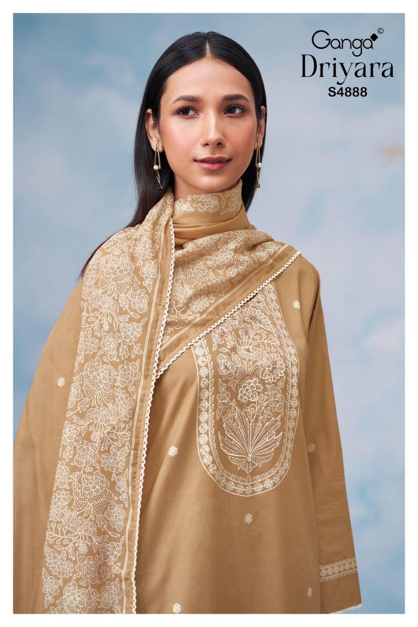 Driyara S4888 Ganga Cotton Pant Style Suits Wholesaler India
