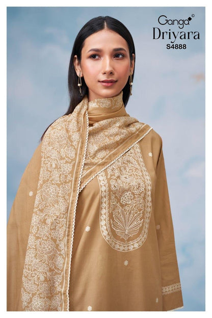 Driyara S4888 Ganga Cotton Pant Style Suits Wholesaler India