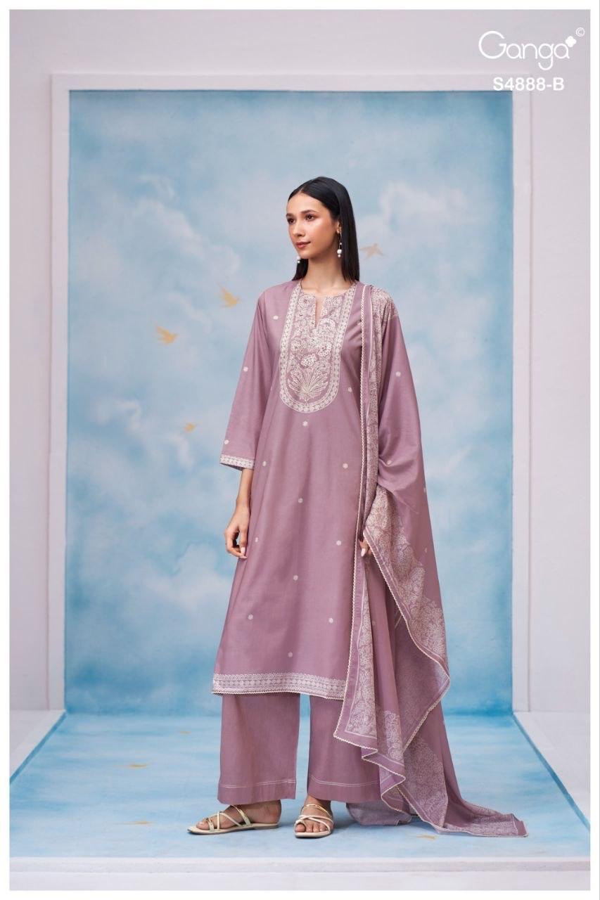 Driyara S4888 Ganga Cotton Pant Style Suits Wholesaler India