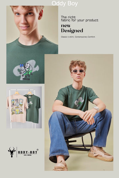 Drop Shoulder Design 509 Oddy Boy Knit Mens Tshirts Wholesaler India