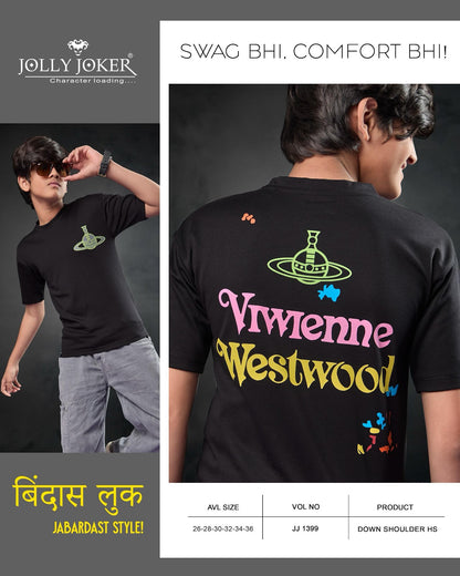Drop Shoulder Jj 1399 Jolly Joker Canvas Boys Tshirt Wholesaler Ahmedabad