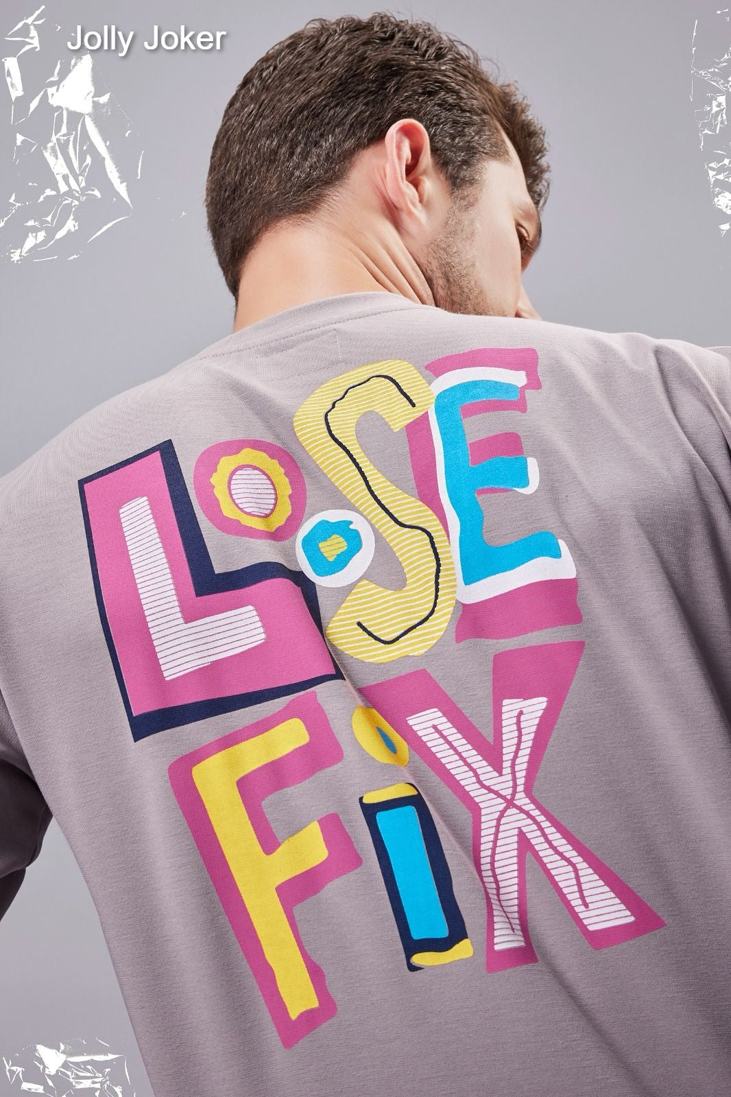 Drop Shoulder Vol 180 Jolly Joker Canvas Mens Tshirts Wholesaler Gujarat