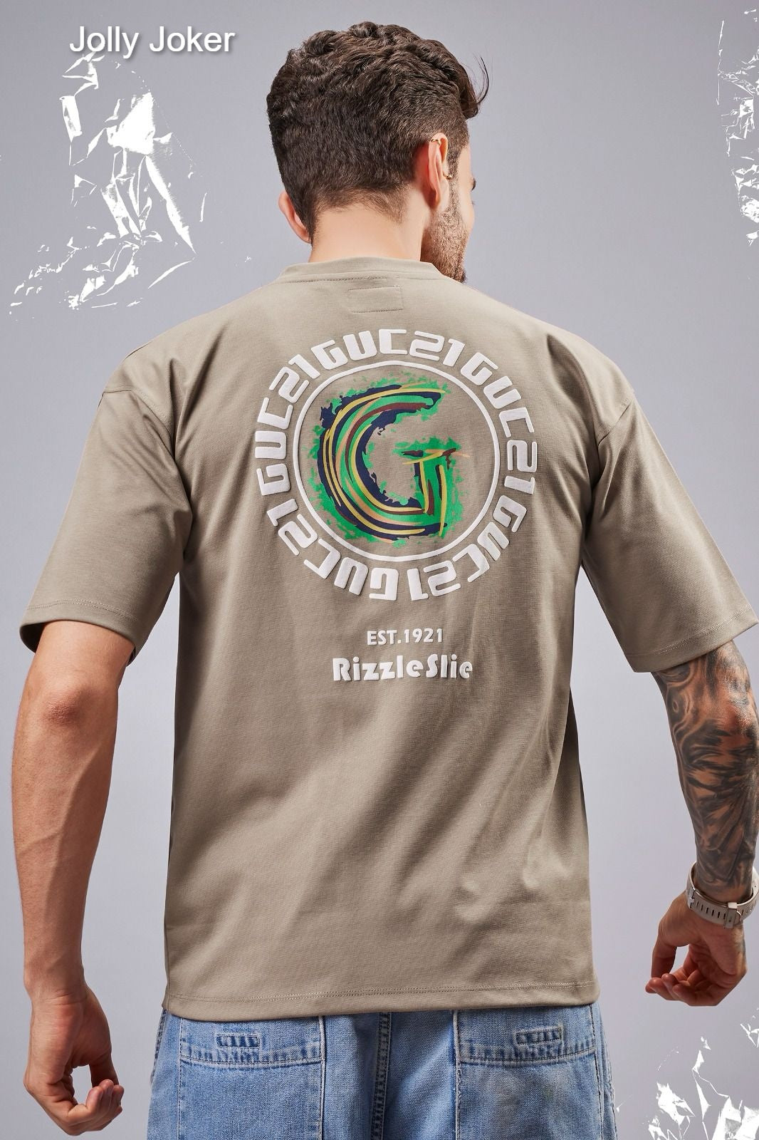Drop Shoulder Vol 180 Jolly Joker Canvas Mens Tshirts Wholesaler Gujarat