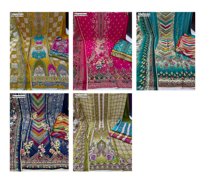 Drop Top Nayandeep Natural Crape Salwar Suits Wholesale