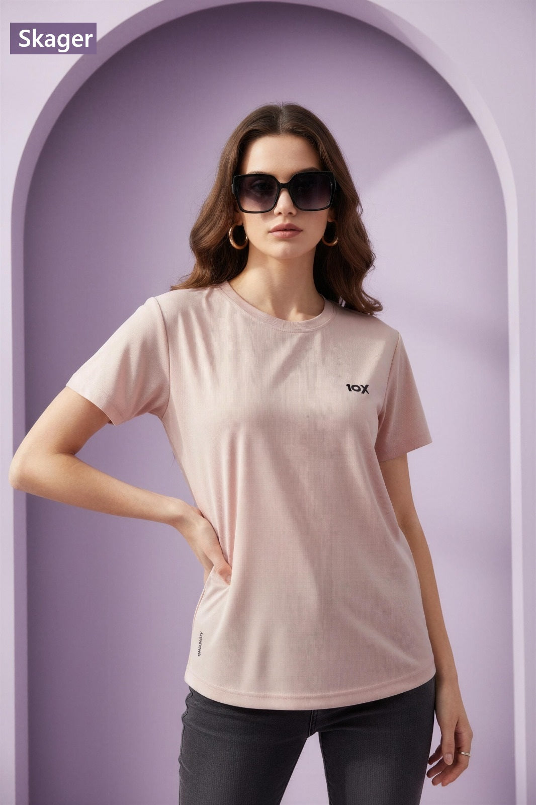 Dry Fit 0409 Skager Women Tshirt Wholesaler Ahmedabad