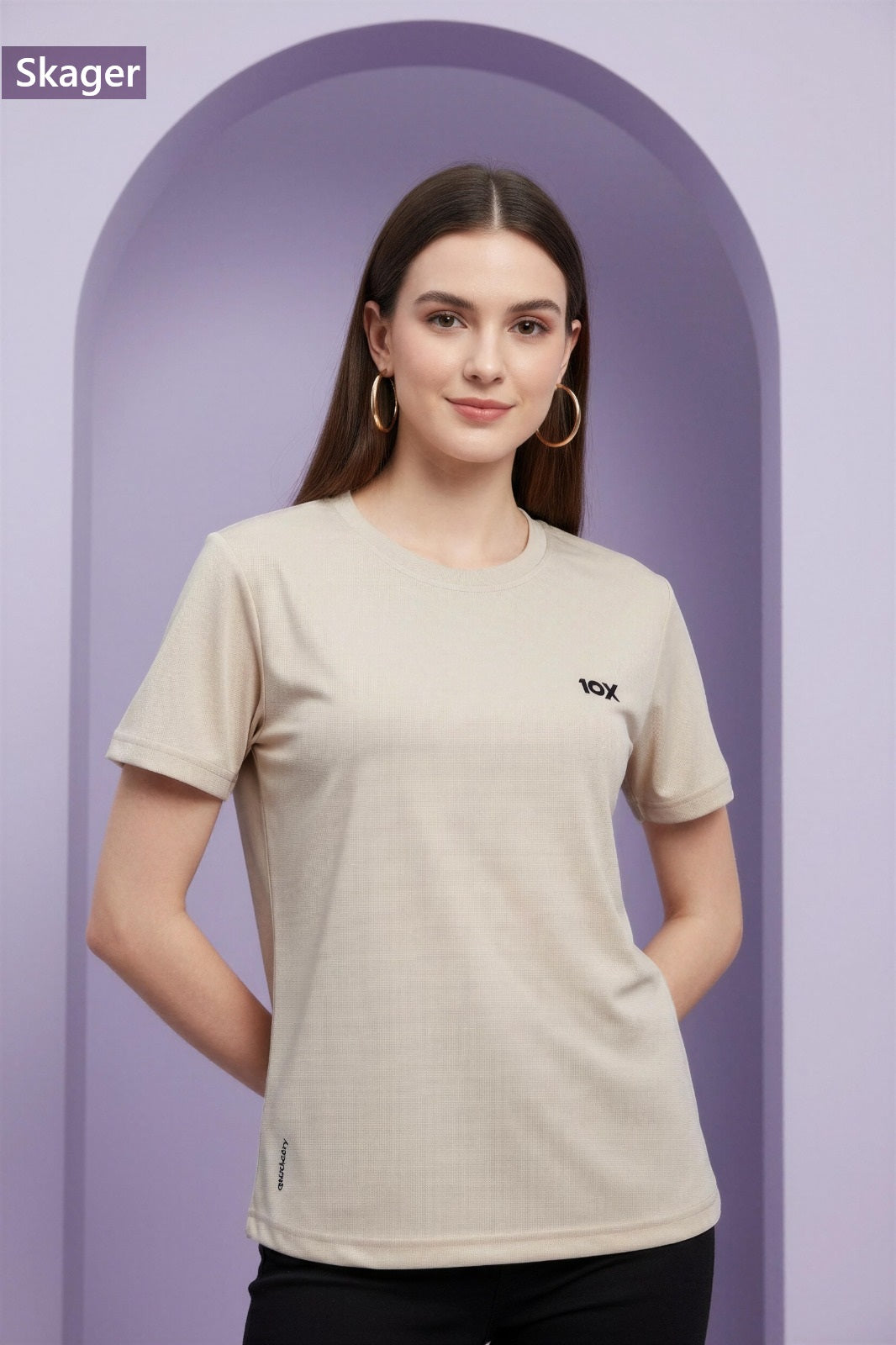 Dry Fit 0409 Skager Women Tshirt Wholesaler Ahmedabad