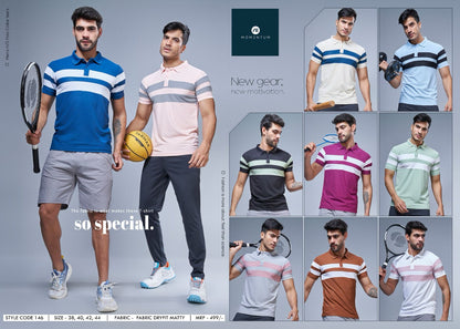 Dry Fit Code 146 Momentum Matty Mens Tshirts Manufacturer India