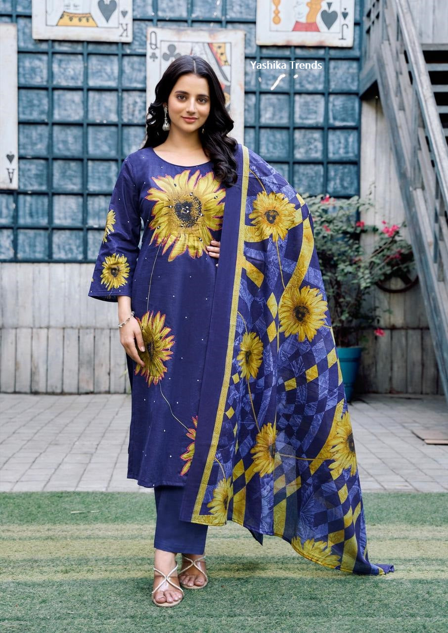 Dua 5 Yashika Trends Cotton Karachi Salwar Suits Wholesale Rate