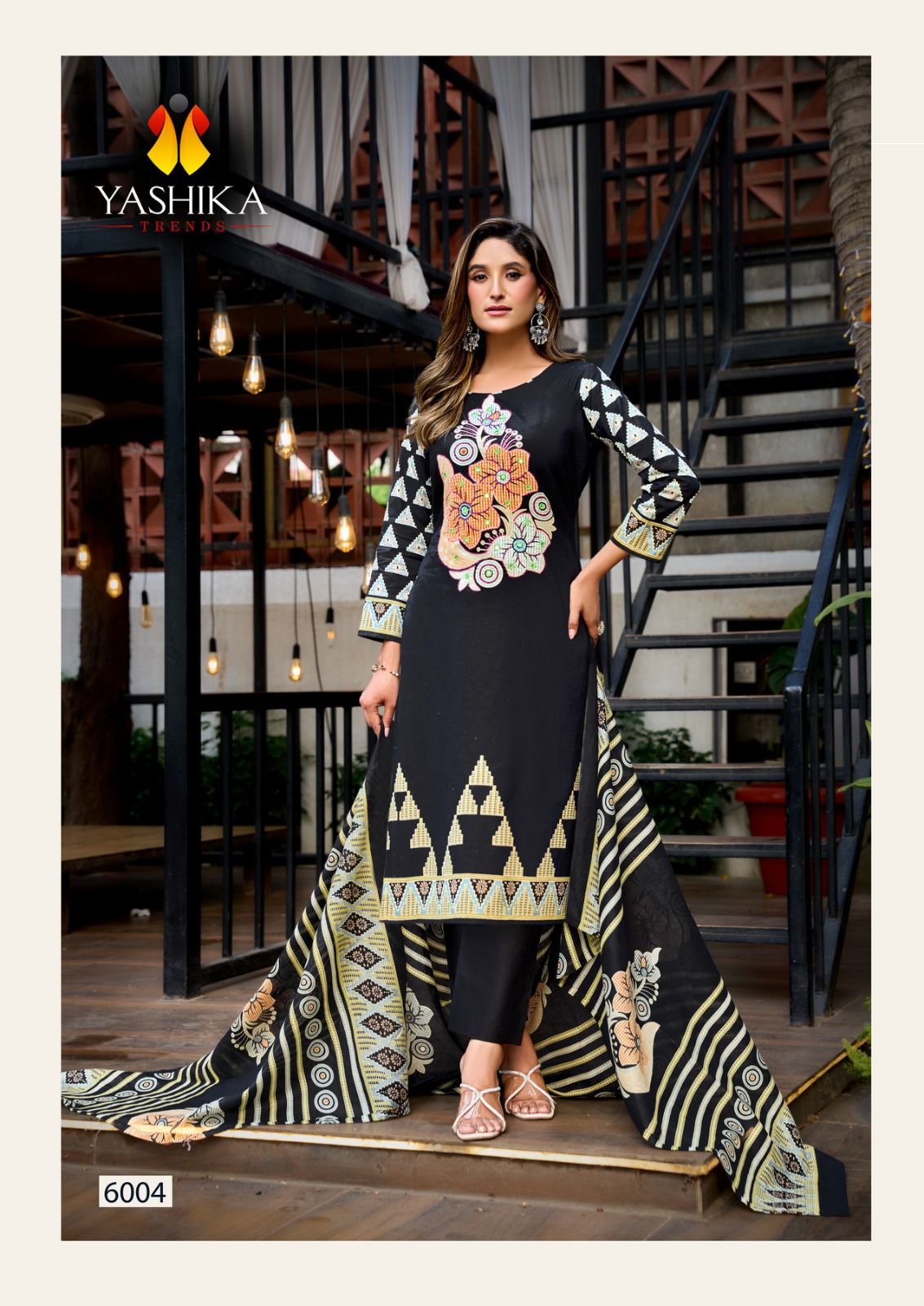 Dua 6 Yashika Trends Cotton Karachi Salwar Suits Wholesale