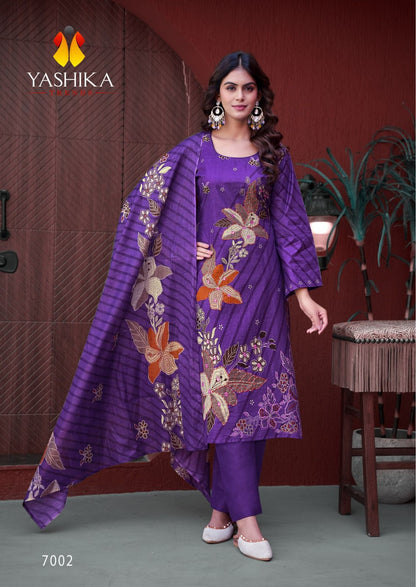 Dua 7 Yashika Trends Heavy Cotton Karachi Salwar Suits Wholesaler India