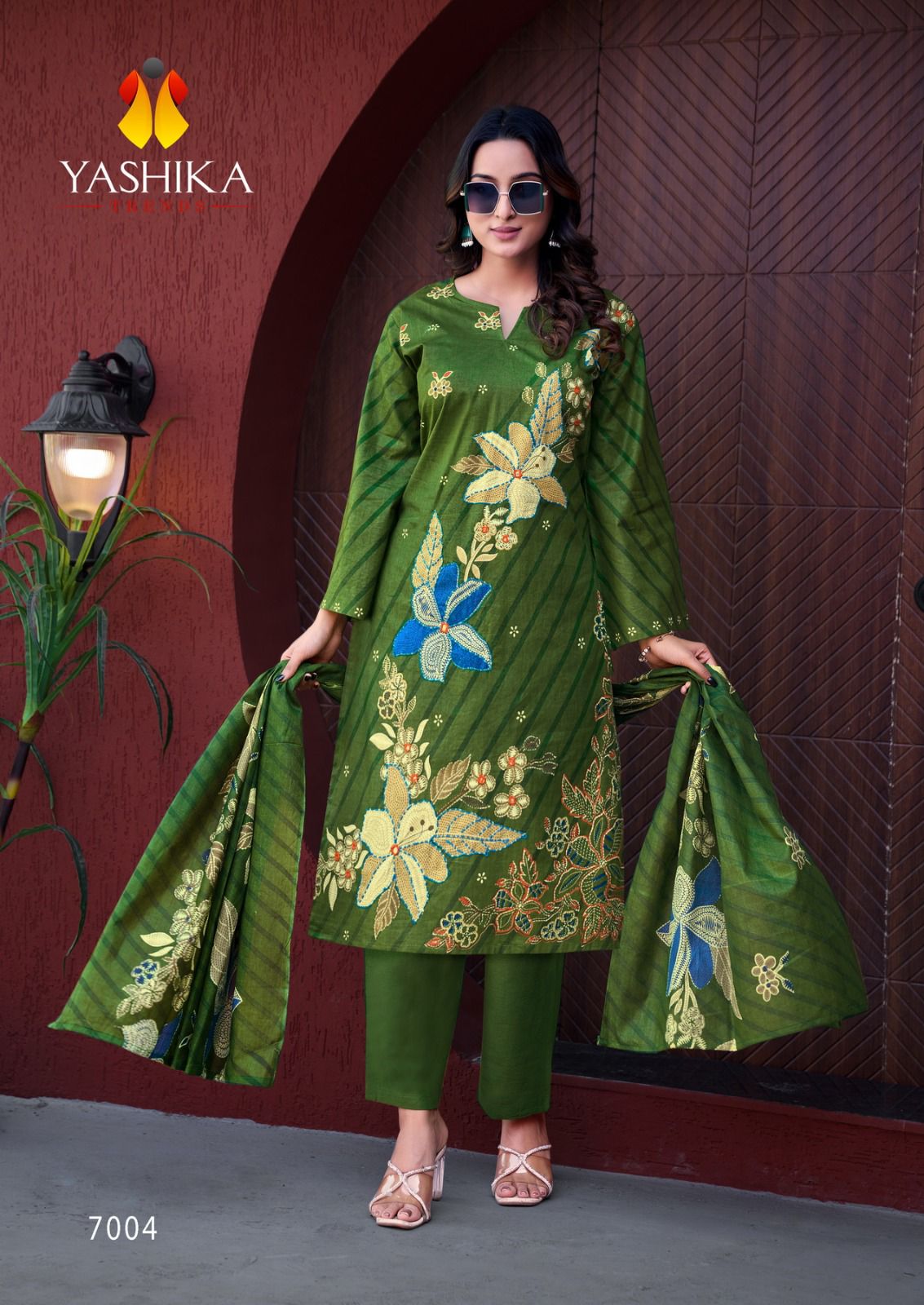 Dua 7 Yashika Trends Heavy Cotton Karachi Salwar Suits Wholesaler India