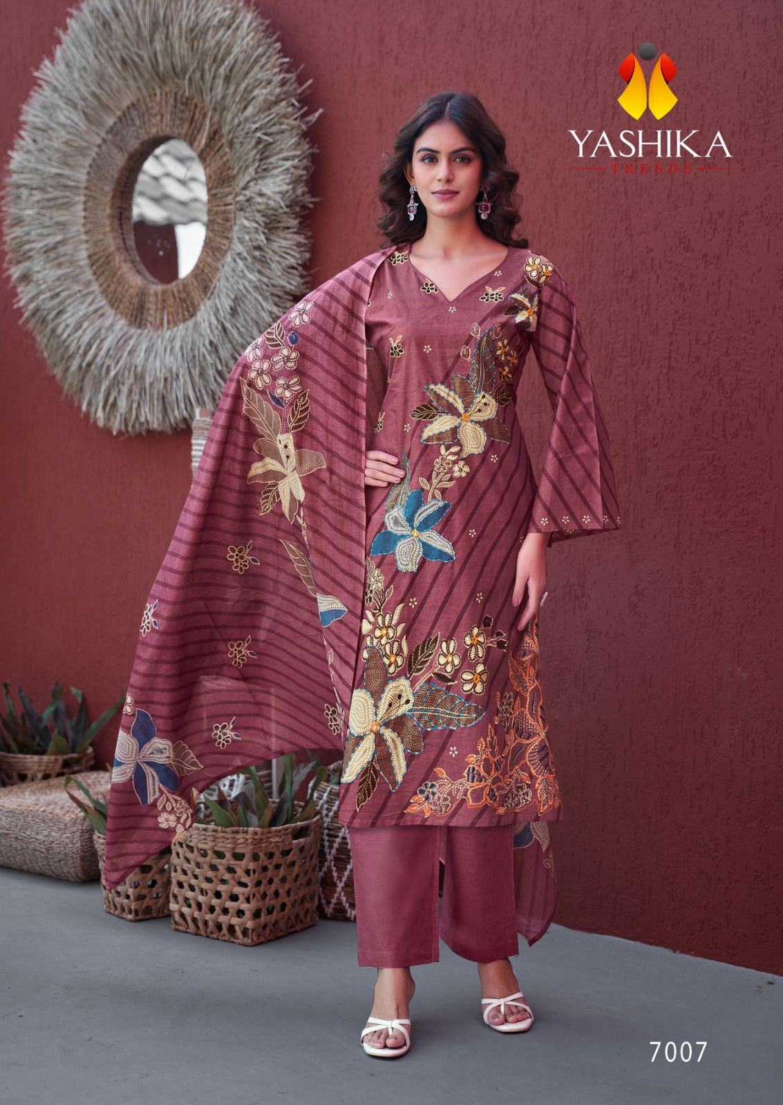Dua 7 Yashika Trends Heavy Cotton Karachi Salwar Suits Wholesaler India