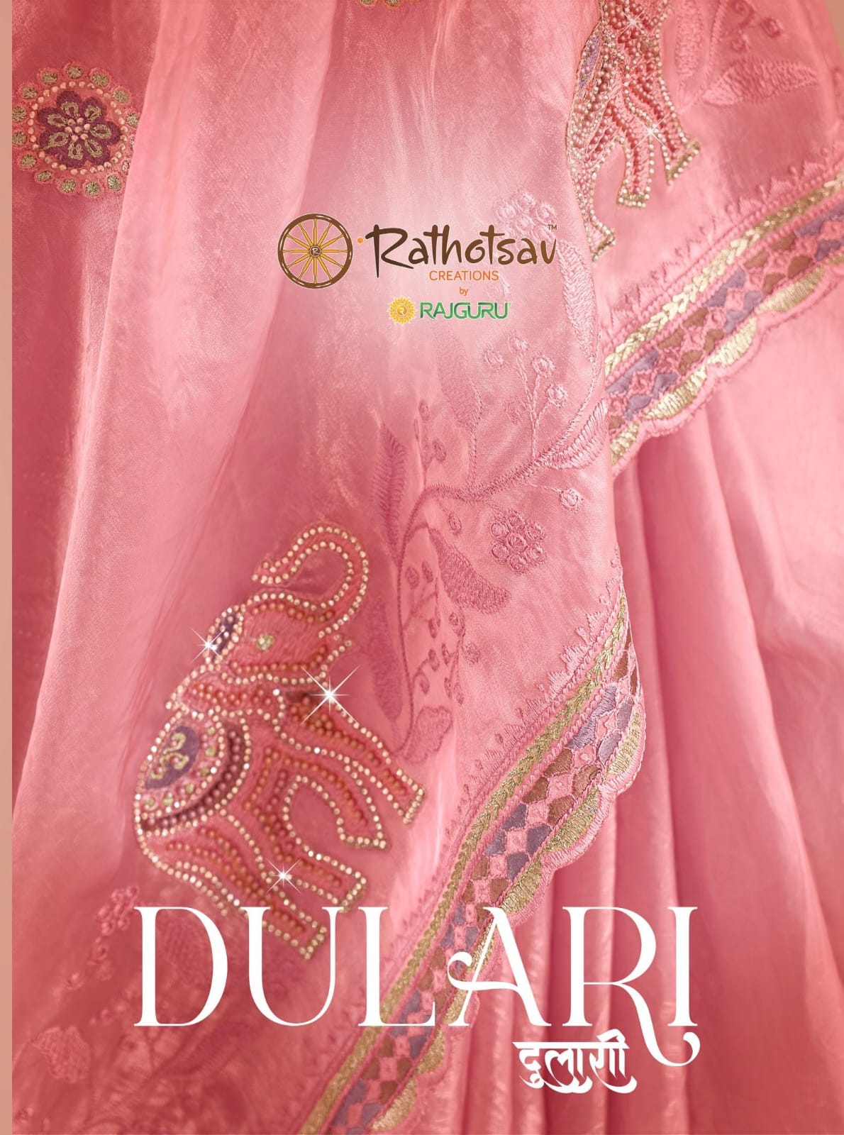 Dulari Rathotsav Creation Chiffon Sarees Wholesale Price