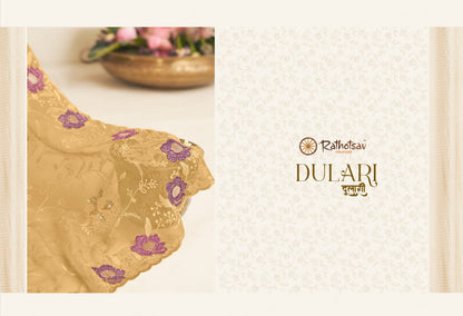 Dulari Rathotsav Creation Chiffon Sarees Wholesale Price