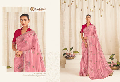 Dulari Rathotsav Creation Chiffon Sarees Wholesale Price