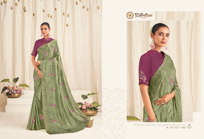Dulari Rathotsav Creation Chiffon Sarees Wholesale Price
