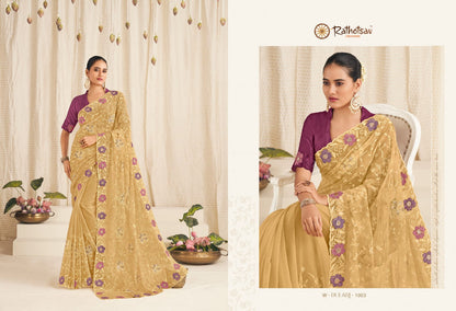 Dulari Rathotsav Creation Chiffon Sarees Wholesale Price