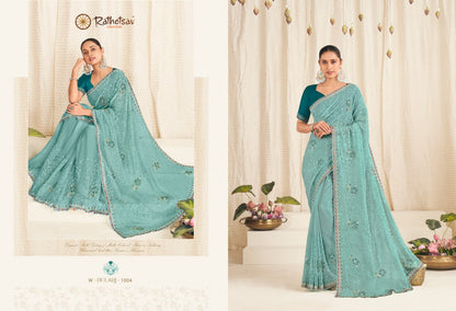 Dulari Rathotsav Creation Chiffon Sarees Wholesale Price