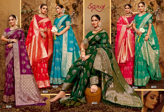 Dulhan Silk Saroski Vol 10 Saroj Sarees Wholesaler India