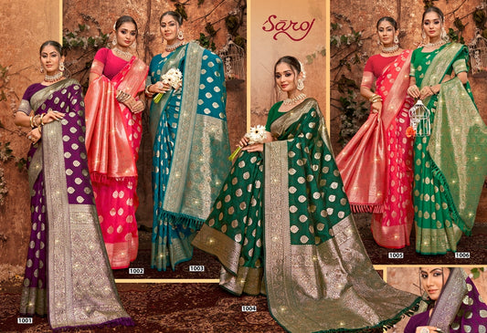 Dulhan Silk Saroski Vol 7 Saroj Sarees Manufacturer India