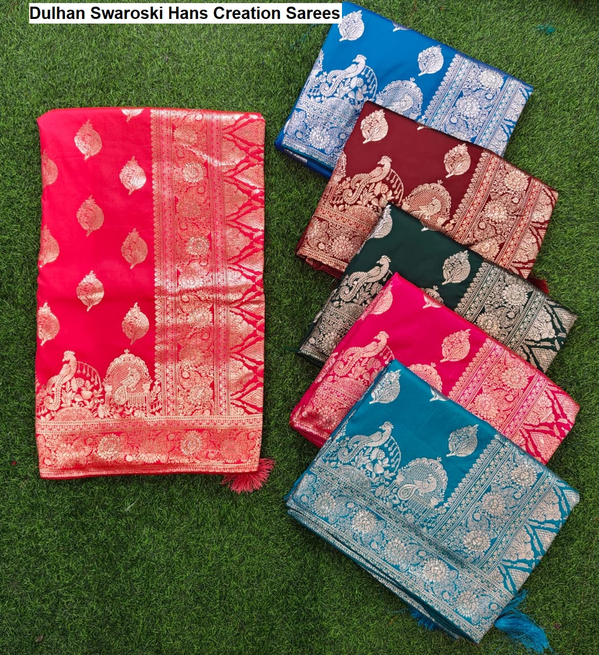 Dulhan Swaroski Hans Creation Sarees Wholesale Rate