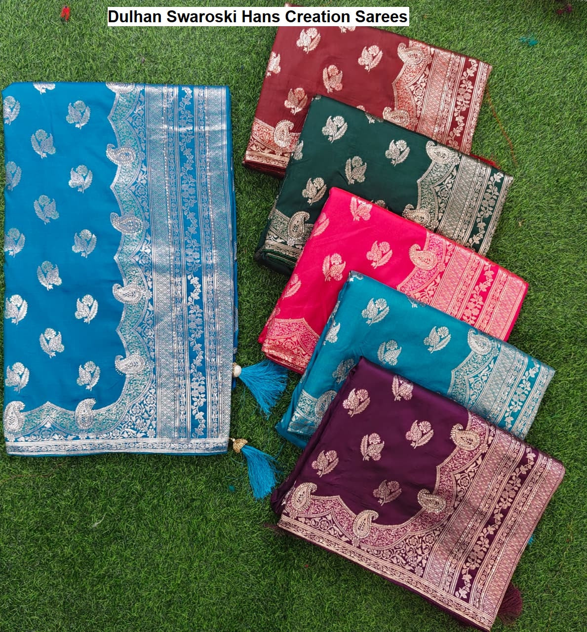 Dulhan Swaroski Hans Creation Sarees Wholesale Rate