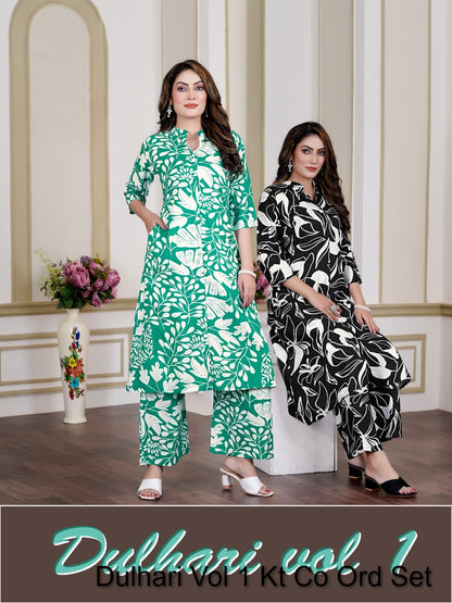 Dulhari Vol 1 Kt Rayon 14Kg Co Ord Set Exporter Ahmedabad