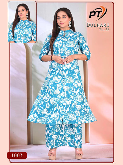 Dulhari Vol 15 Pt Rayon 14Kg Co Ord Set Supplier