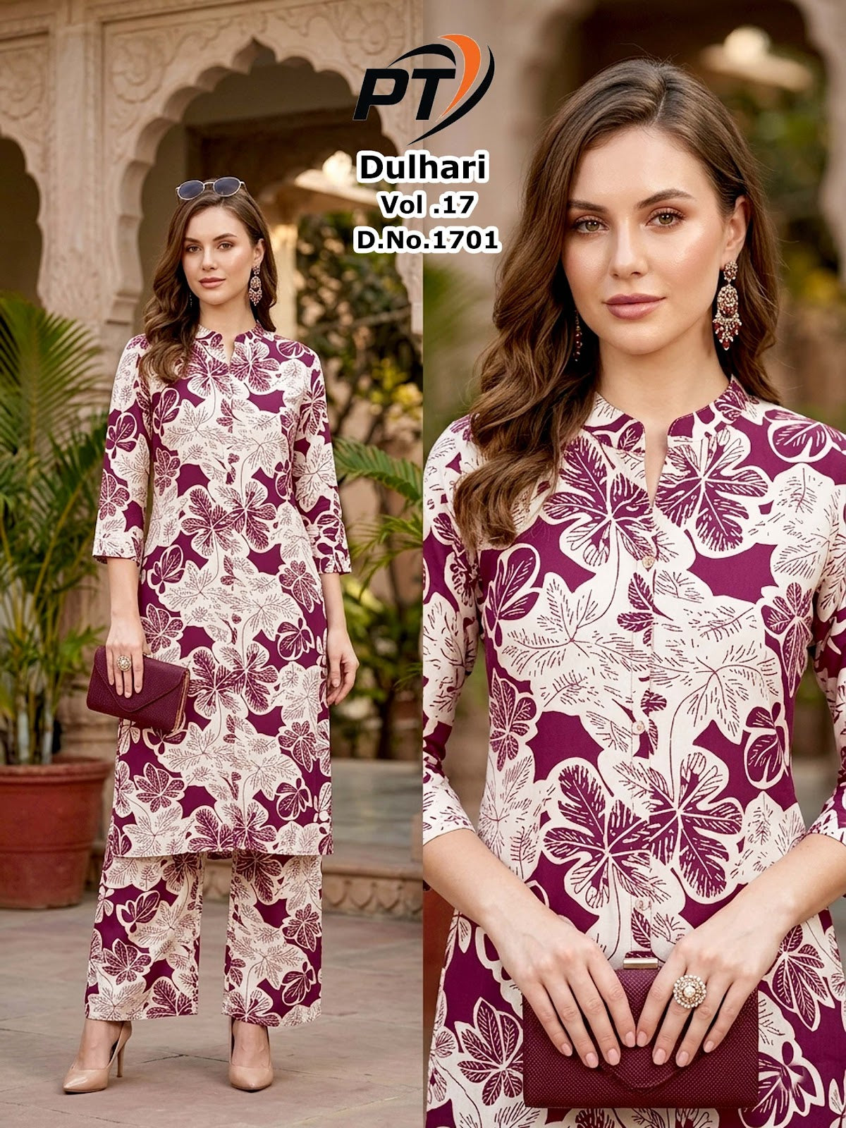 Dulhari Vol 17 Pt Rayon 14Kg Co Ord Set Supplier India