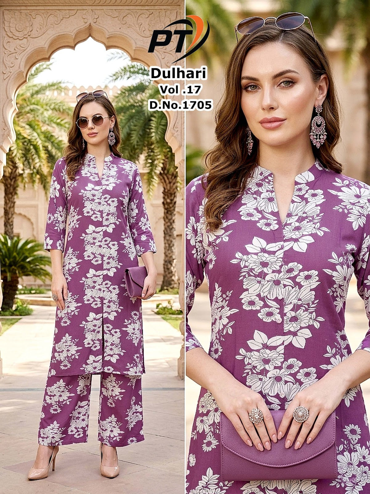Dulhari Vol 17 Pt Rayon 14Kg Co Ord Set Supplier India