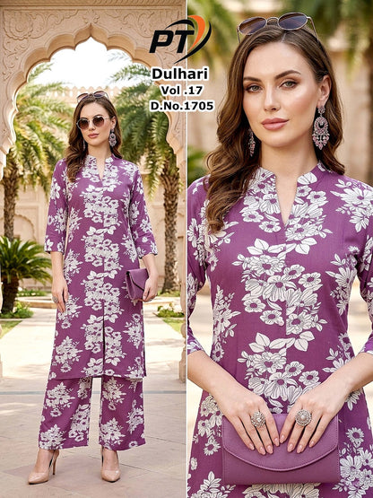 Dulhari Vol 17 Pt Rayon 14Kg Co Ord Set Supplier India