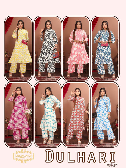 Dulhari Vol 5 Pt Rayon 14Kg Co Ord Set Supplier Ahmedabad