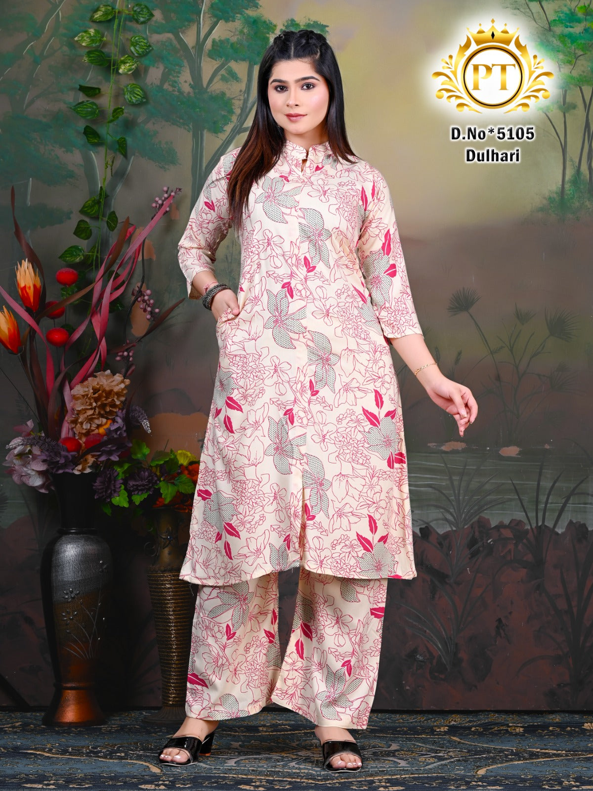 Dulhari Vol 6 Pt Rayon 14Kg Co Ord Set Exporter India