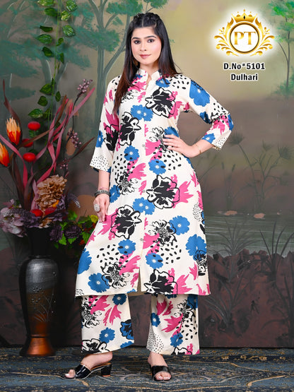 Dulhari Vol 6 Pt Rayon 14Kg Co Ord Set Exporter India