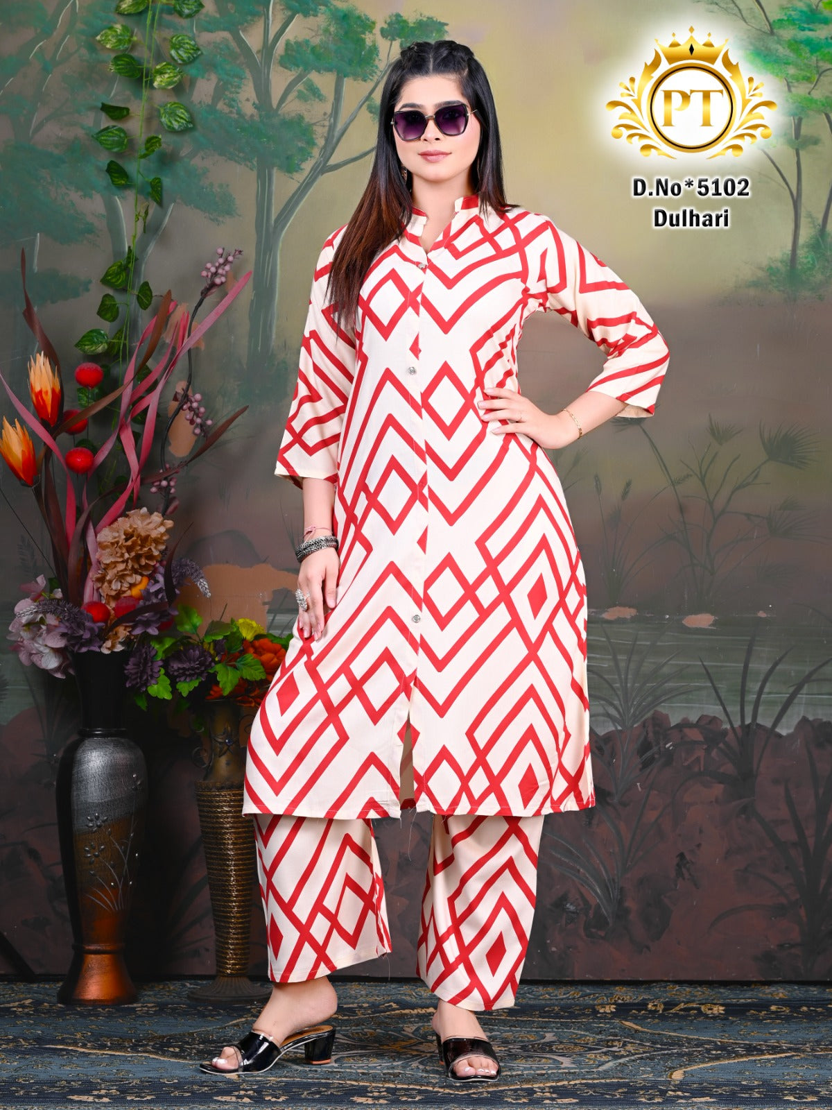 Dulhari Vol 6 Pt Rayon 14Kg Co Ord Set Exporter India