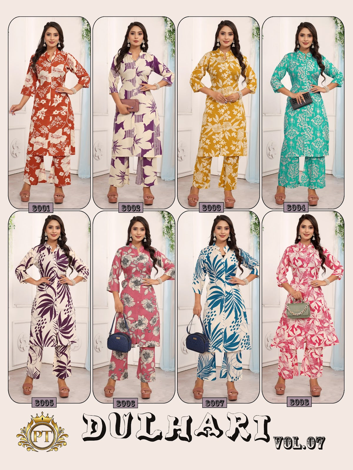 Dulhari Vol 7 Pt Rayon 14Kg Co Ord Set Exporter Ahmedabad